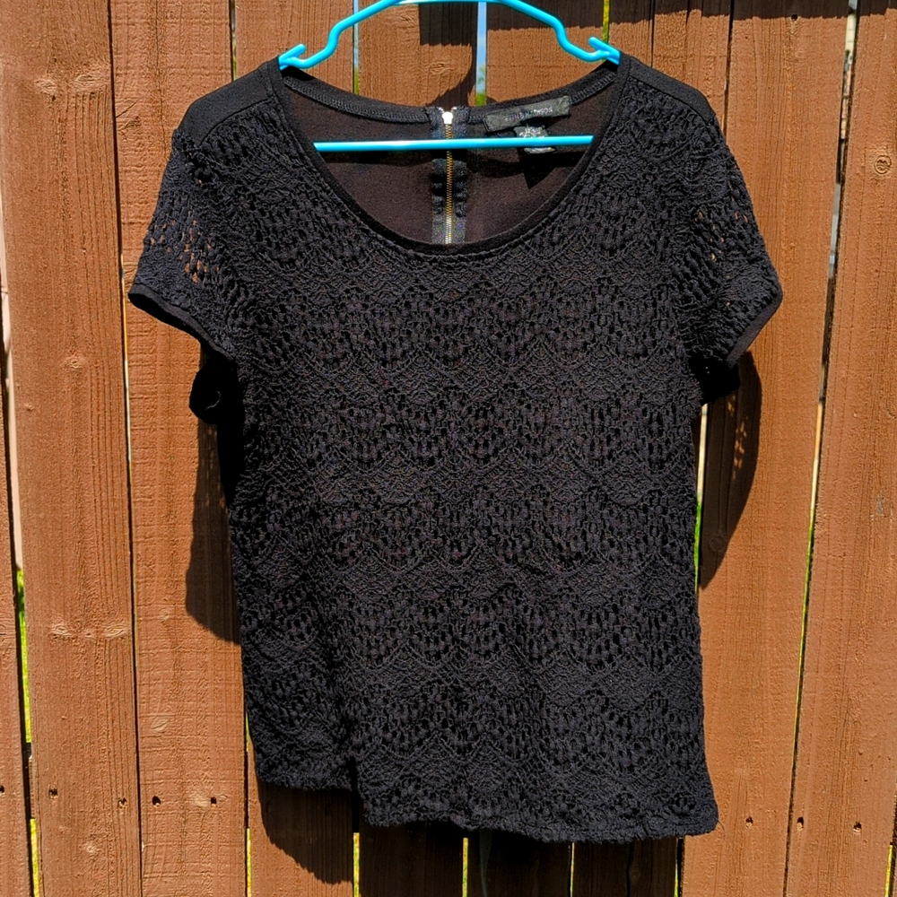 Black 89th & Madison short sleeve top